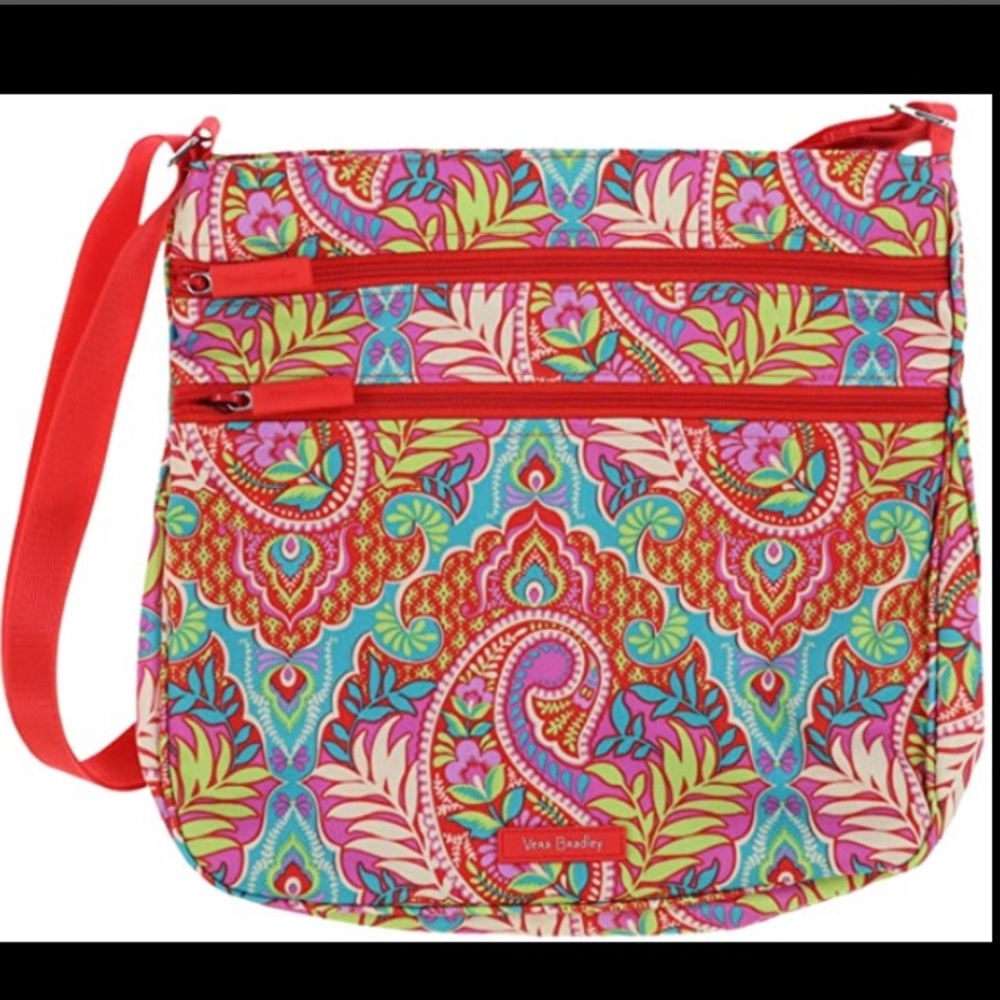 Vera Bradley Glenna Paisley Pattern Purse Bag